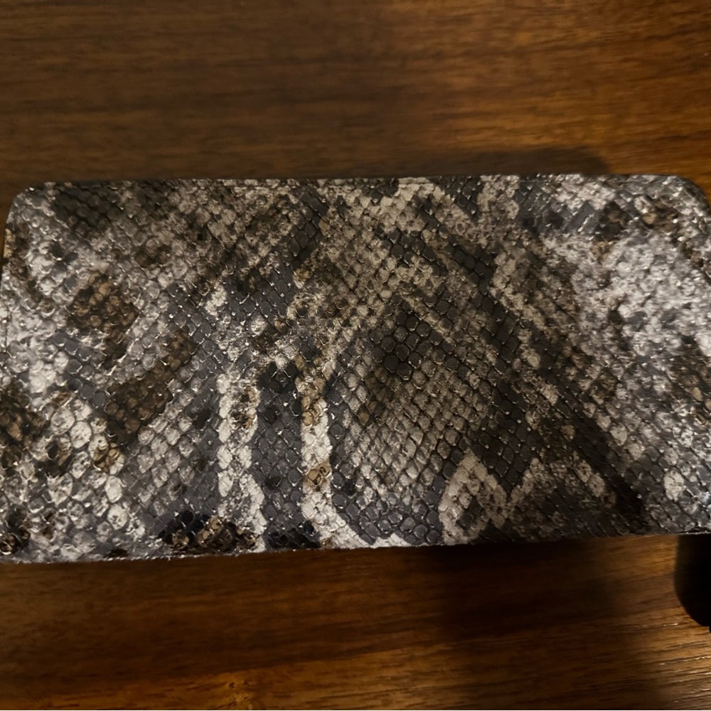 Coach Gray Snake Pattern Wallet - Picture 2 of 3